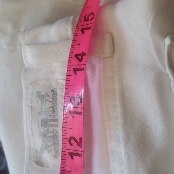 Levi's 524 Skinny white jeans size 5 W27 - Picture 5 of 9